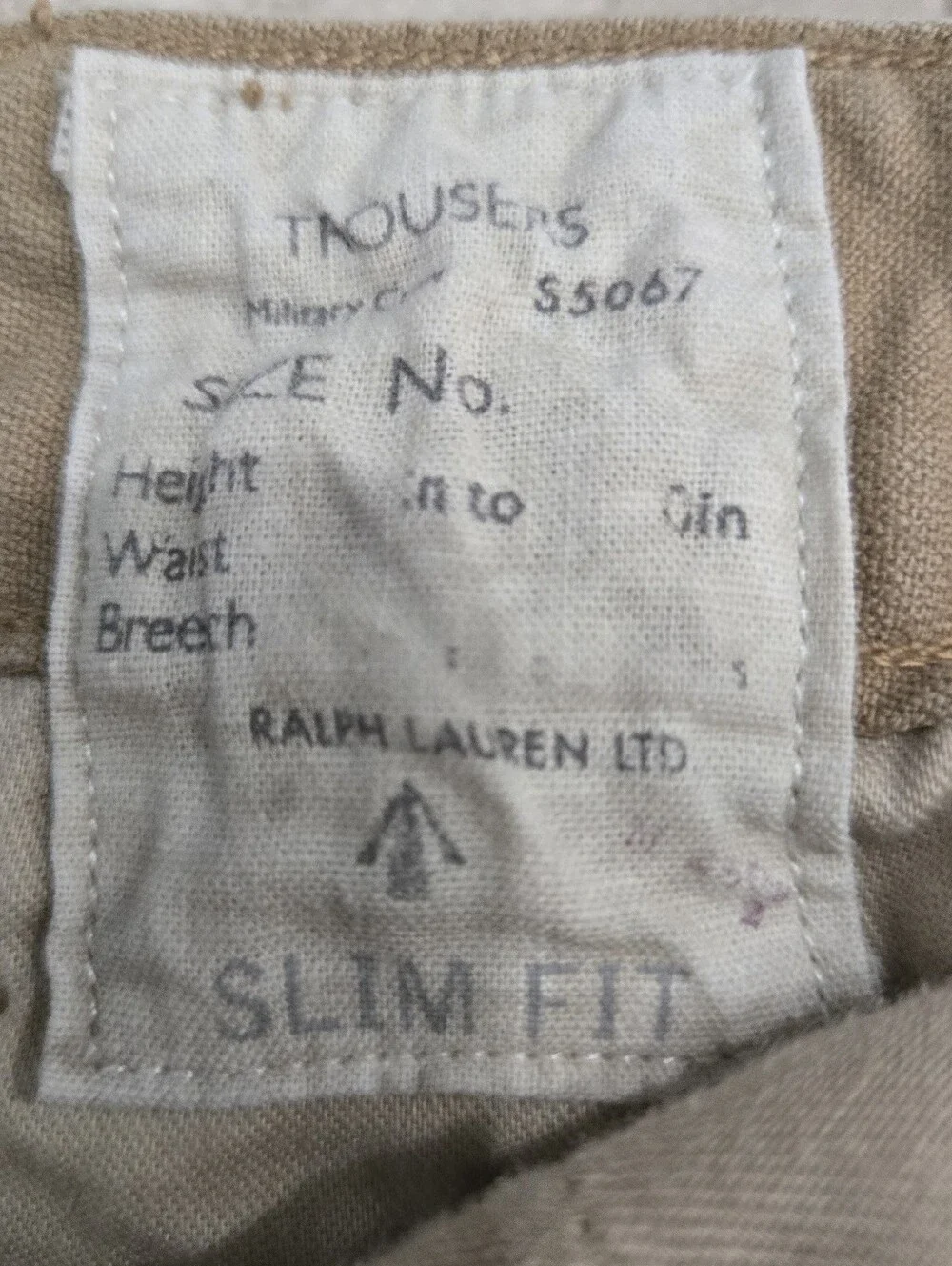 polo ralph lauren Military Crew Cargo Pants 34x29 S502l67